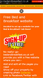 Mobile Screenshot of go-bedandbreakfast.co.uk