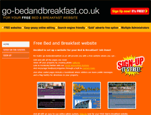 Tablet Screenshot of go-bedandbreakfast.co.uk